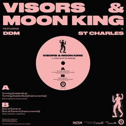 Visors & Moon King Turning (Inside Out) B/W Out Of Control [12In] VINYL 12