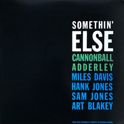 Cannonball Adderley Somethin' Else Vinyl  LP