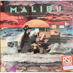 Anderson Paak Malibu (Orange & White Splatter) VINYL 2 LP 