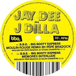 J Dilla B.B.E.: Big Booty Express-Remixes By Pep VINYL  LP