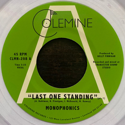 Monophonics Last One Standing (Clear Vinyl) Vinyl 7" 