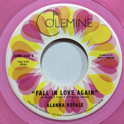 Alanna Royale Fall In Love Again (Transparent Pink Vinyl) Vinyl 7