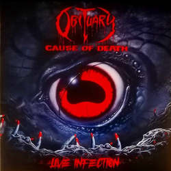 Obituary Cause Of Death: Live Infection (Limited Blood Red Coloured Vinyl) VINYL  LP