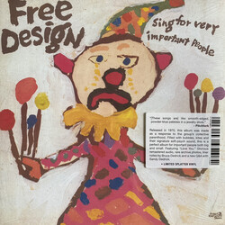 Free The Design Sing For Very Important People (Pink Splatter Vinyl) Vinyl  LP