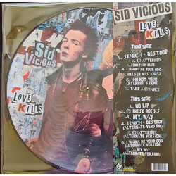 Sid Vicious Love Kills (Picture Disc Vinyl) Vinyl  LP 