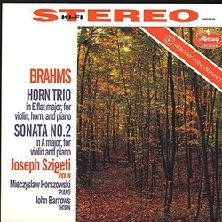 J. Brahms Trio For Violin And Piano Vinyl  LP 
