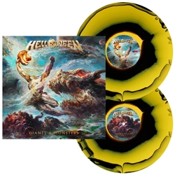 Helloween Giants & Monsters (2 LP Giant Black Yello VINYL 2 LP 