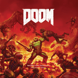 Mick Gordon Doom (Original Game Soundtrack( (Red 2 LP) Vinyl  LP