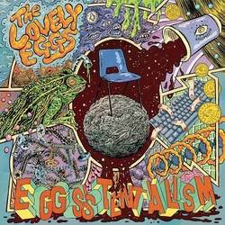 Lovely The Eggs Eggsistentialism (Transparent Blue With Coffee Splatter Coloured Vinyl) VINYL  LP