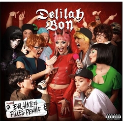 Delilah Bon Evil  Hate Filled Female (Red & Neon Gre VINYL 2 LP 