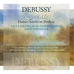 Orch De Chambre/Paillard Debussy: 3 Sonates - Danses Sa Vinyl  LP