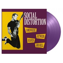 Social Distortion Somewhere Between Heaven And Hell (Limited Purple Coloured Vinyl) Vinyl  LP