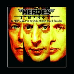 Philip Glass ''Heroes'' Symphony Music Of David Bowie & Brian Eno  LP 180 Gram Black Audiophile Vinyl First Time On Vinyl Insert Import