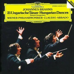 Wiener Philharmoniker/Claudio Abbado Brahms: Hungarian Dance No.1-21  LP 180 Gram Limited