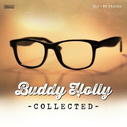 Buddy Holly Collected 3 LP 180 Gram Black Audiophile Vinyl Pvc Sleeve Import