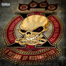 Five Finger Death Punch A Decade Of Destruction 2 LP Red Colored Vinyl Greatest Hits Album + 2 Brand New Tracks Import