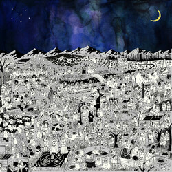 Father John Misty Pure Comedy 2 LP Colored Vinyl Die-Cut Jacket Plastic Slipcase All 4 Covers Included Download Tri-Fold Poster Holographic Tarot Card