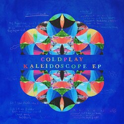 Coldplay Kaleidoscope Ep  LP 180 Gram Light Blue Vinyl Download Poster Limited No Export