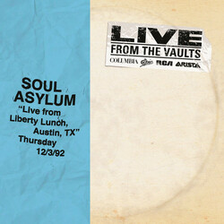 Soul Asylum From The Vaults: Live From Liberty Lunch Austin Tx 12/3/92 2 LP Rare & Unreleased Concert Limited To 3000 Rsd Indie-Retail Exclusive