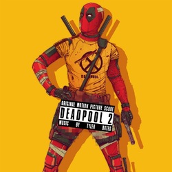 Tyler Bates Deadpool 2 Soundtrack  LP 180 Gram Red Colored Vinyl With Black Stripe
