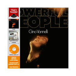 Gino Vannelli Powerfull People  LP Transulcent Orange Vinyl Obi