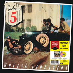 The Jackson 5 Moving Violation  LP Yellow Vinyl Limited