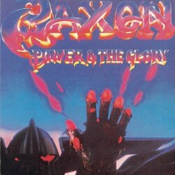 Saxon Power & The Glory  LP Blue And Purple Swirl Colored Vinyl Limited To 300
