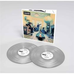 Oasis Definitely Maybe 2 LP Silver Colored Vinyl 25Th Anniversary Edition Gatefold
