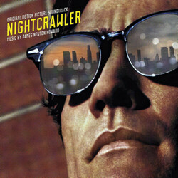 James Newton Howard Nightcrawler Soundtrack  LP Cherry Cola Colored Vinyl Artwork From Iconic La Billboard Posters Double Sided Insert Download