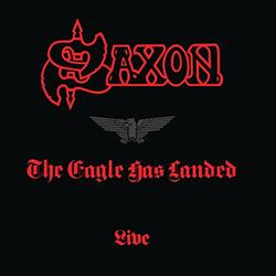 Saxon The Eagle Has Landed: Live  LP Splatter Colored Vinyl Rocktober 2018 1999 Remaster Limited To 500 Indie-Retail Exclusive