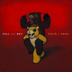 Fall Out Boy Folie A Deux 2  LP Colored Vinyl Plus Poster