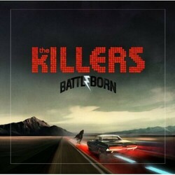 The Killers Battle Born 2  LP 180 Gram Opaque Red Vinyl 20-Page Book Poster
