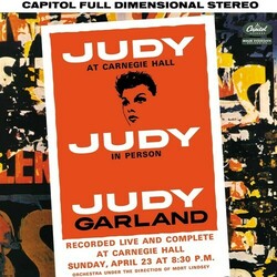 Judy Garland Judy At Carnegie Hall: Judy In Person 2 LP 180 Gram Notes By Terrance Mcnally