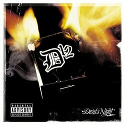 D12 Devil'S Night 2 LP Produced By Eminem And Dr. Dre Animated Cover With Flames That Dance Acroos The Iconic D12 Matchbook
