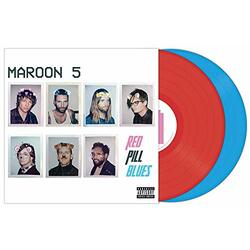 Maroon 5 Red Pill Blues International Tour Edition 2 LP Red And Blue Colored Vinyl Gatefold Insert