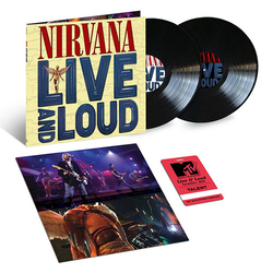 Nirvana Live And Loud 2 LP 180 Gram Audiophile Vinyl Replica Backstage Pass Download Card Gatefold
