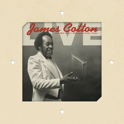 James Cotton Live At Antone'S Nightclub  LP 180 Gram Download Leather-Textured Sleeve With Die-Cut Embossed Logo