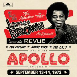 James Brown Revue Live At The Apollo 1972 2 LP First Time On Vinyl