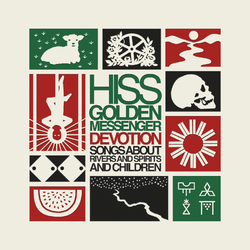 Hiss Golden Messenger Devotion: Songs About Rivers And Spirits And Children 4 LP Box Cloth-Wrapped Slipcase Box Lyric Inserts Poster Download Limited 