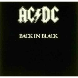 Ac/Dc Back In Black  LP 180 Gram Vinyl