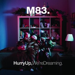 M83 Hurry Up We'Re Dreaming 2 LP Clear Pink And Clear Blue Colored Vinyl