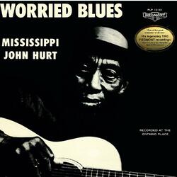 Mississippi John Hurt Worried Blues  LP 180 Gram