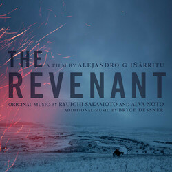 Ryuichi Sakamoto & Alva Noto The Revenant Soundtrack 2 LP 180 Gram Pearlescent Translucent Blue And Cloud White Vinyl Download Limited To 3000
