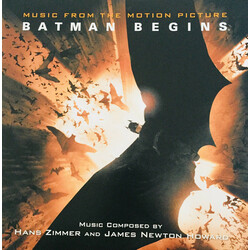 Hans Zimmer & James Newton Howard Batman Begins Soundtrack 2 LP 'Bhutan Blue Flower' Colored Vinyl Gatefold
