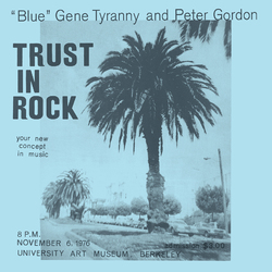 Blue Gene Tyranny & Peter Gordon Trust In Rock 3 LP