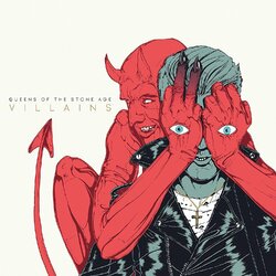 Queens Of The Stone Age Villains 2 LP Standard 140 Gram Etched Side Lyric Sheet Download Gatefold No Exports