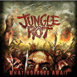 Jungle Rot What Horrors Await  LP Opaque Yellow Vinyl Download First Time On Vinyl Limited To 800 Rsd Indie-Retail Exclusive