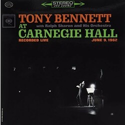 Tony Bennett Tony Bennett At Carnegie Hall Recorded Live June 9 1962 2 LP 200 Gram Audiophile Vinyl Gatefold