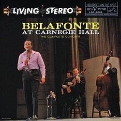 Harry Belafonte Belafonte At Carnegie Hall: The Complete Concert 2 LP 200 Gram Audiophile Vinyl Gatefold