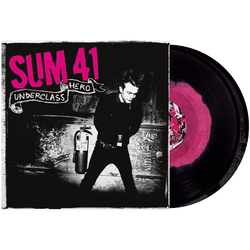 Sum 41 Underclass Hero 2 LP 180 Gram Pink With Black Haze Colored Vinyl First Time On Vinyl Gatefold 4-Panel Insert Limited